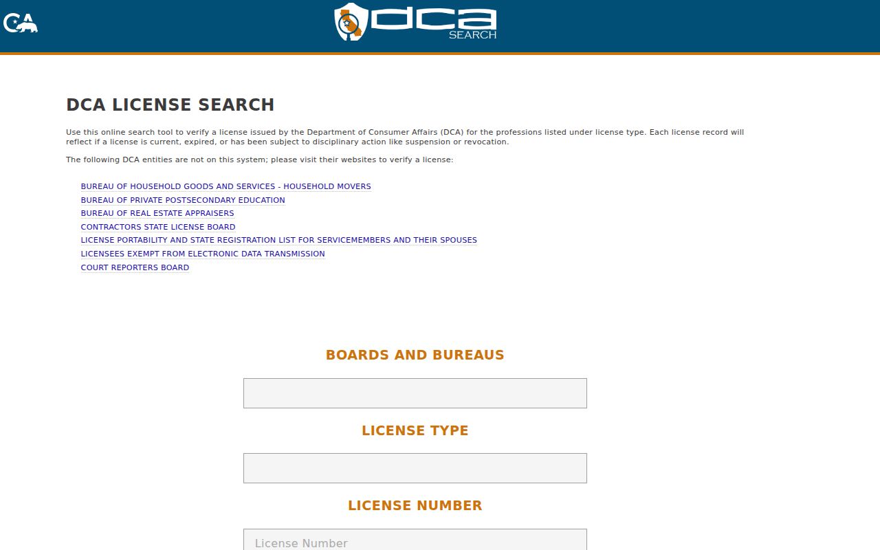 Newport Beach residents directory California professional license search
